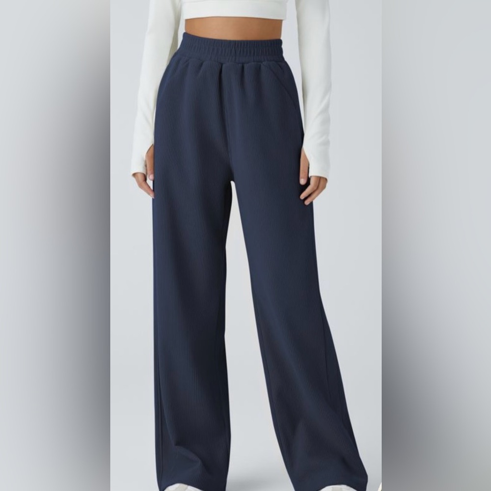 Halara Navy Corduroy Slacks